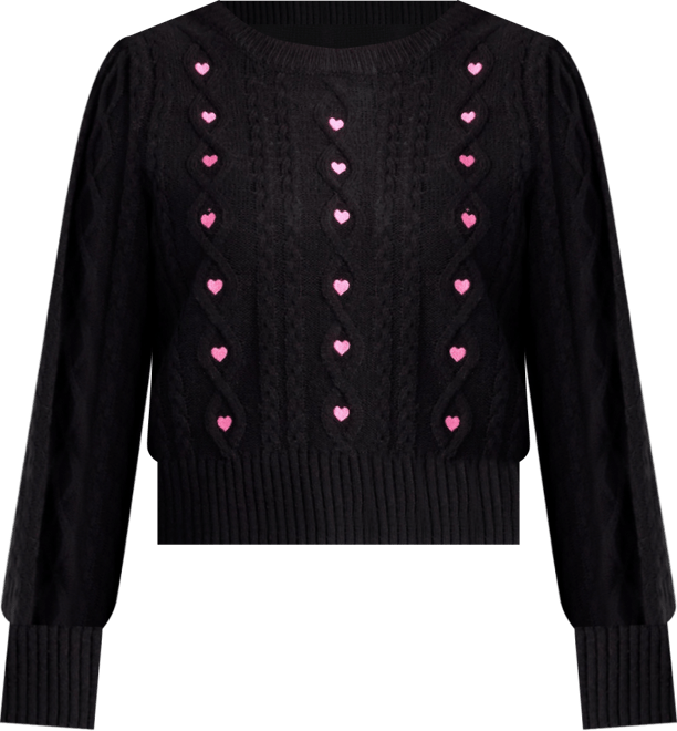 Junior's Crewneck Long-Sleeve Sweater