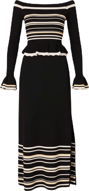 Women's Off-The-Shoulder Midi Dress