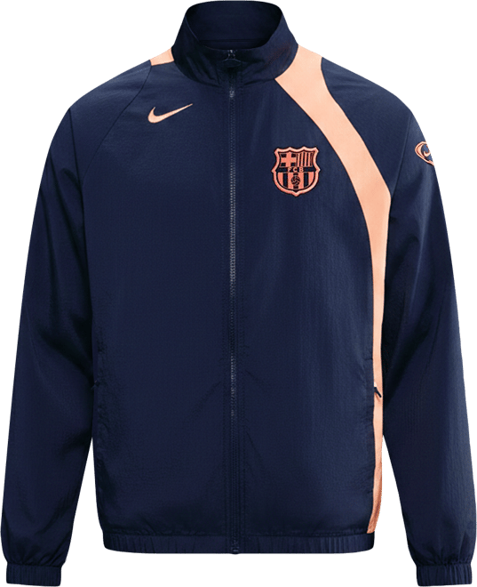 FC Barcelona Men's Nike Soccer Total 90 Soccer Track Jacket