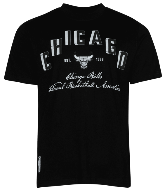 Pro Standard Chicago Bulls Black Cat S/S Flex T-Shirt - Men's