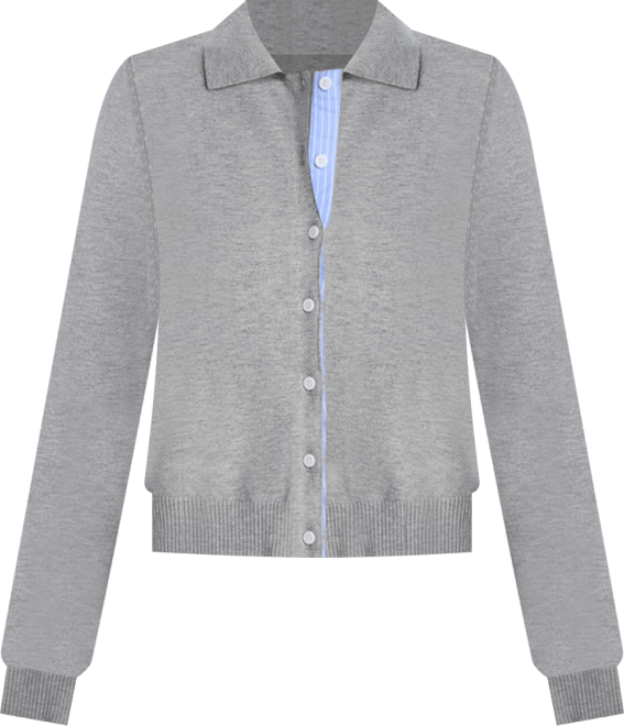 AQUA Collared Button Down Cardigan - Exclusive | Bloomingdale's Women