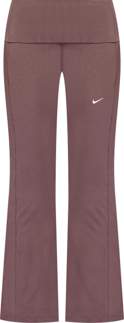 나이키 스포츠웨어 칠 니트 여성 미드라이즈 타이트 골지 팬츠