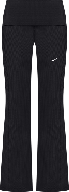 나이키 스포츠웨어 칠 니트 여성 미드라이즈 타이트 골지 팬츠