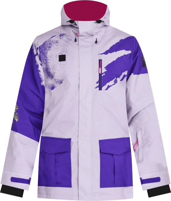 Men's After party Jacket Grey & Purple Men's