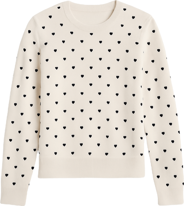Women's Printed Crewneck Pullover Sweater, Macy's Exclusive