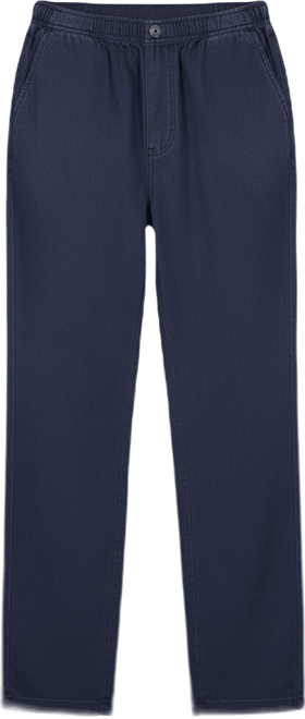 Women's Within Straight-Leg All-Cotton Denim Pull-On 7-Day Elastic-Waist Jeans