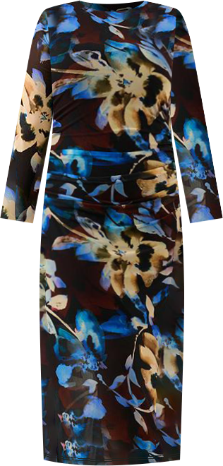 Cleo Mesh Midi Dress