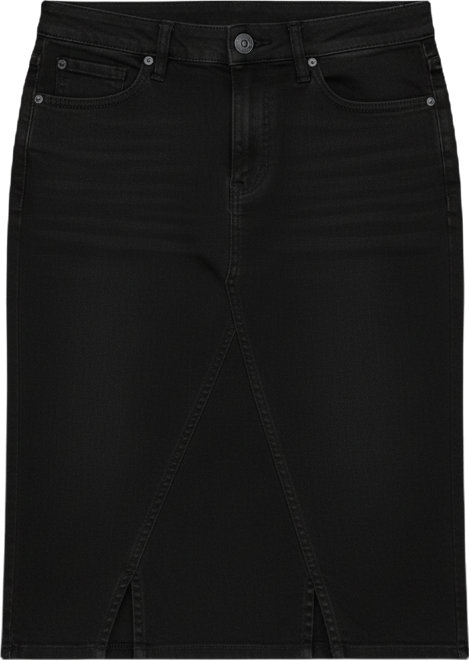 Women's Side Vents Midi Skirt