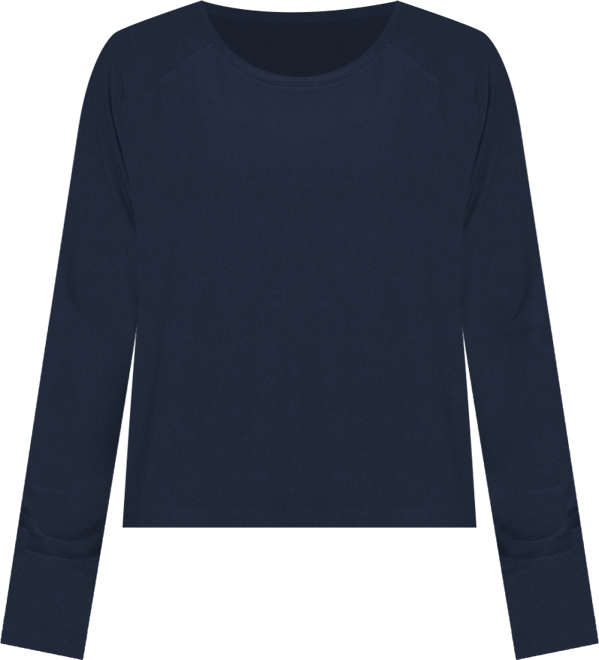 Women's Boxy Nylon Long Sleeve Top