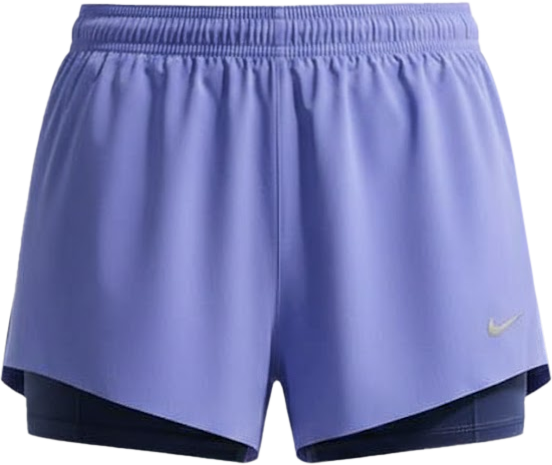 Nike Swift Short de running 2-en-1 à taille mi-haute 8 cm Dri-FIT pour femme