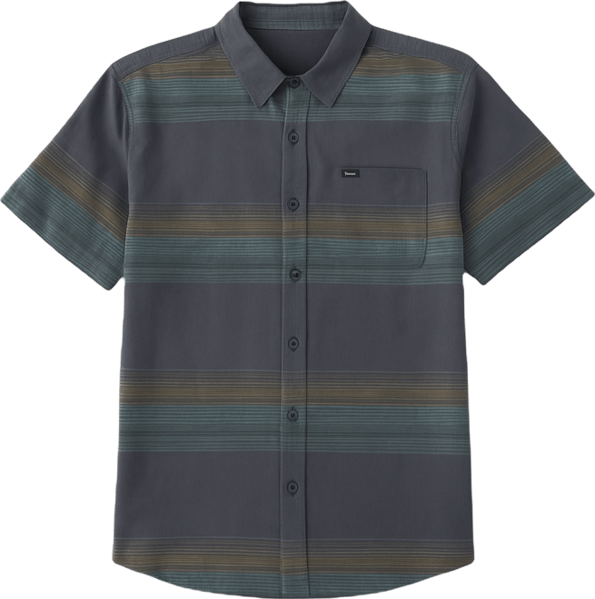 Men's Seafaring Stripe Short Sleeve Standard Shirt