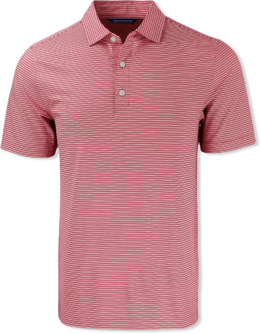 Men's Forge Eco Double Stripe Stretch Recycled Polo Shirt