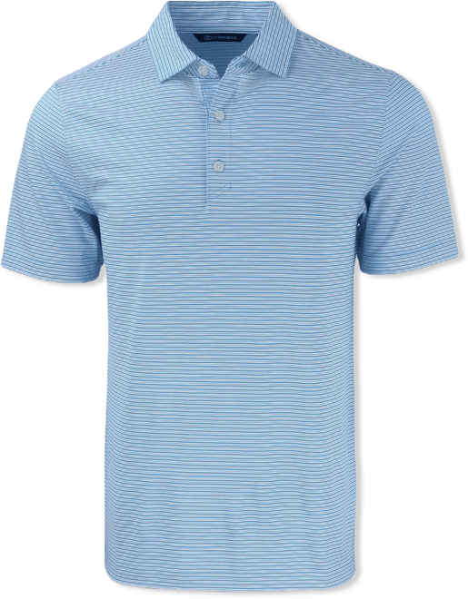 Men's Forge Eco Double Stripe Stretch Recycled Polo Shirt