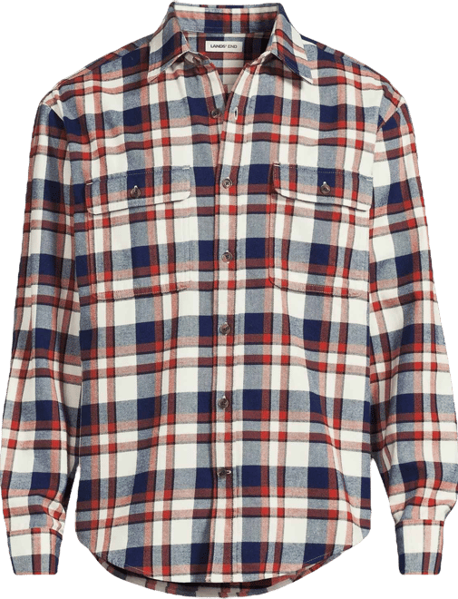 Men's Long Sleeve RainDefense Flannel Shirt