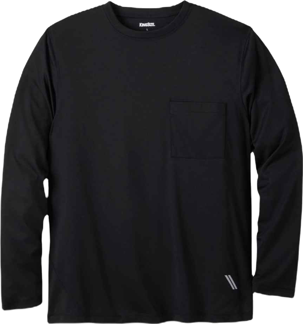 Big & Tall Long-Sleeve Wicking Top
