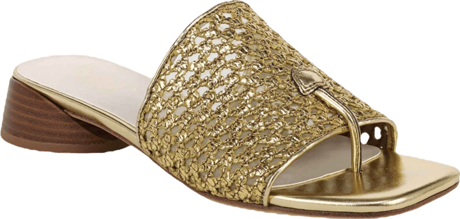 Women's Loran Stacked Heel Slide Dress Sandals