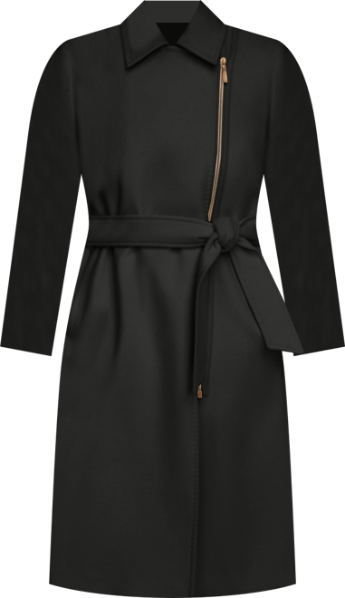 Women's Notch Collared Belted Coat