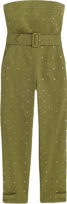 Women's Strapless Belted Studded Jumpsuit, Macy's Exclusive