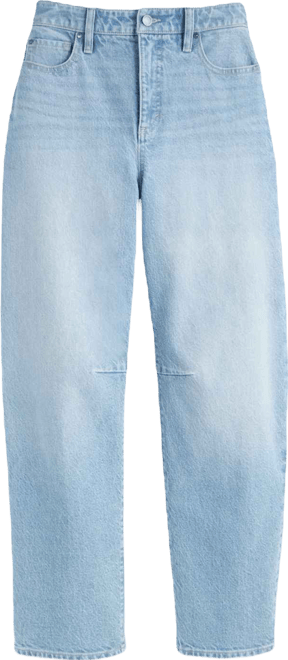Women's High-Rise Barrel-Leg Jeans, Macy's Exclusive