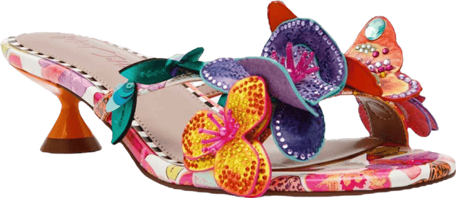 Women's Beatriz Butterfly Kitten Heel Dress Sandals