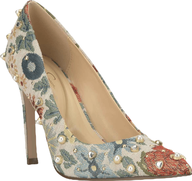 Women's Welica Embellished Pointed-Toe Pumps