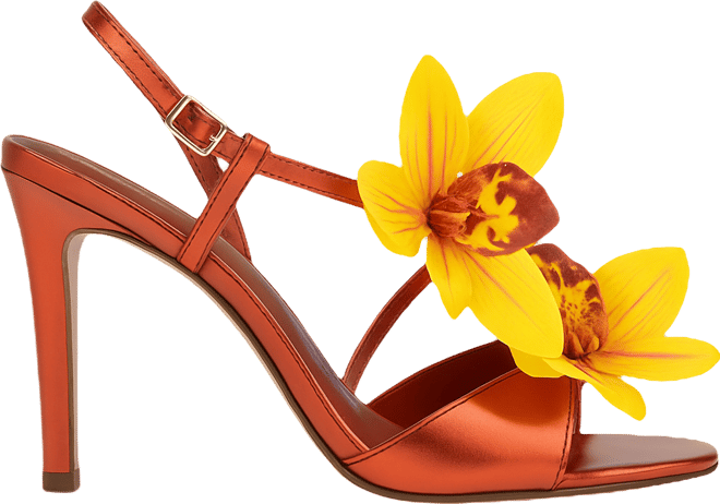 Women's Jylia Strappy Orchid Embellished Stiletto Dress Sandals