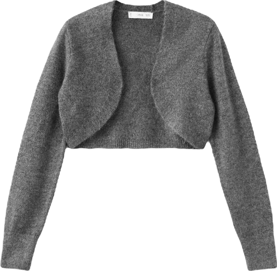 Women's Lurex Cropped Cardigan