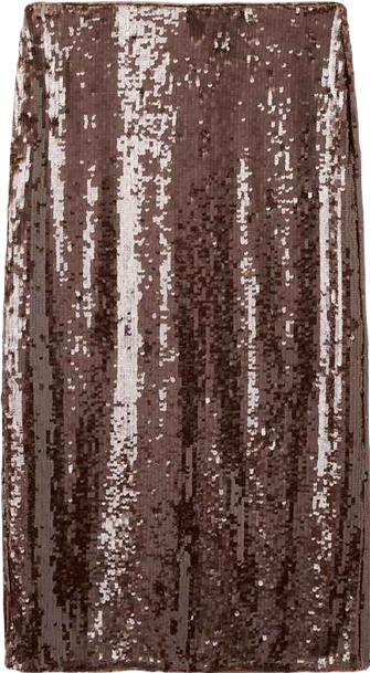 Women's Sequin Midi Skirt