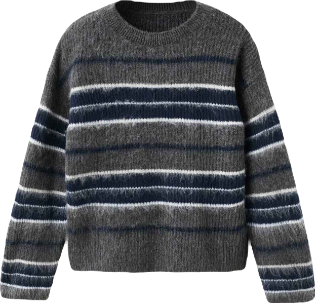 Women's Knit Striped Sweater