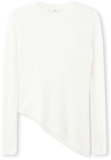 Women's Asymmetrical Alpaca And Wool Blend Sweater