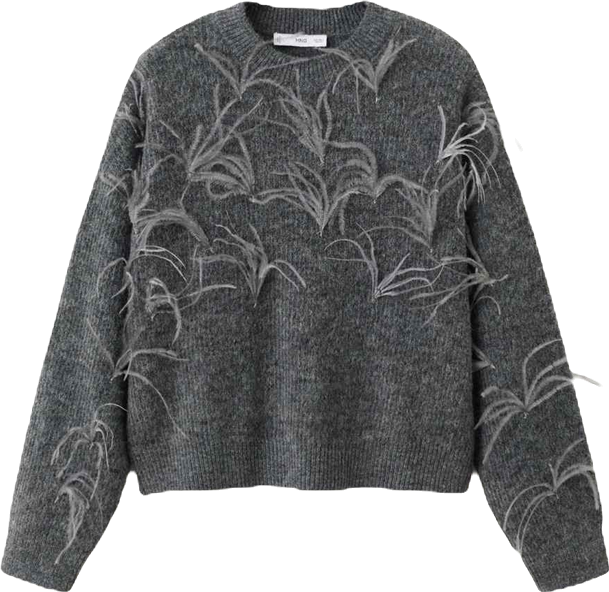 Women's Feathers Knitted Sweater