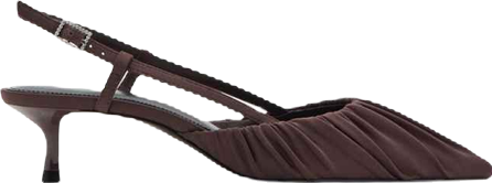 Women's Ruched Kitten-Heel Shoes