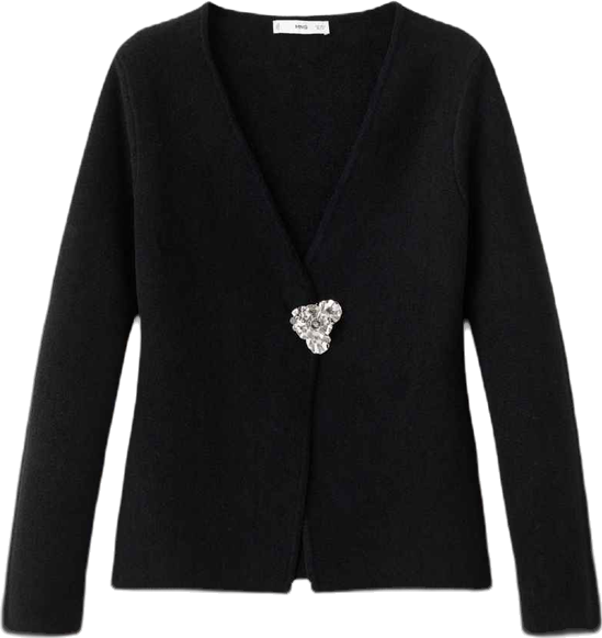 Women's Jewel Button Knitted Cardigan