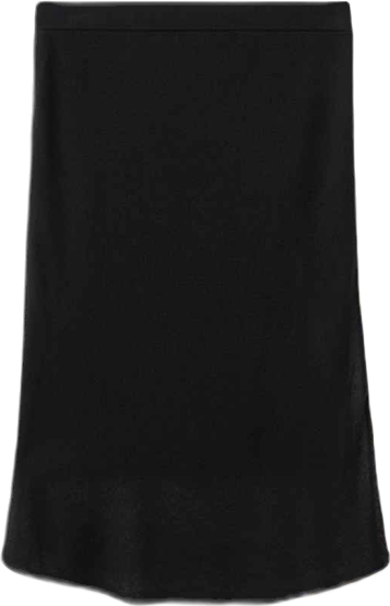 Women's Ribbed Midi Skirt