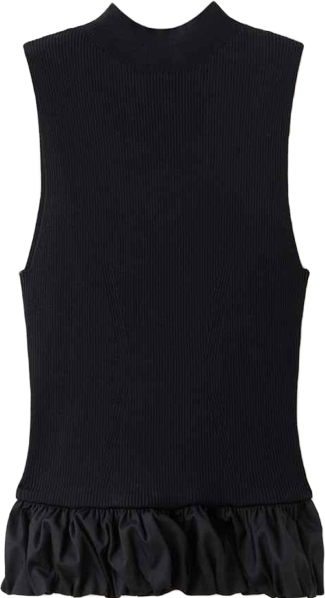 Women's Combined Ruffle Top