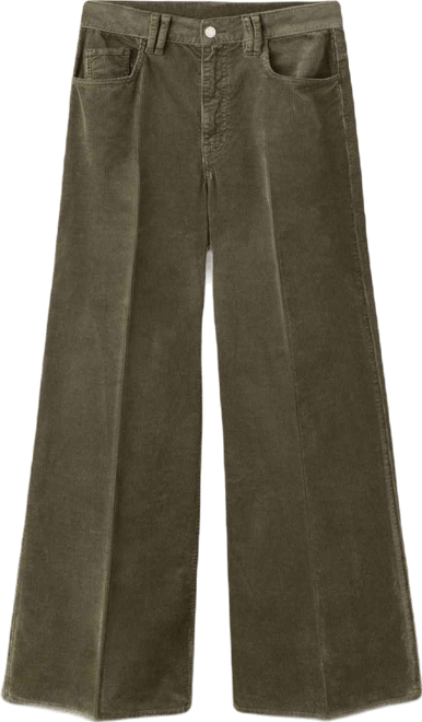 Women's Wide-Leg Corduroy Jeans