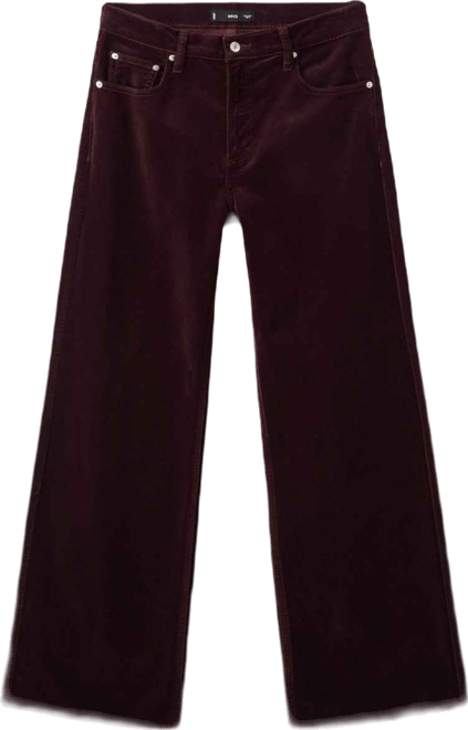 Women's Wide-Leg Velvet Jeans
