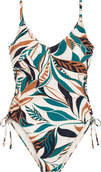 Women's Safari Chic Over-The-Shoulder Mio One-Piece Swimsuit, Macy's Exclusive