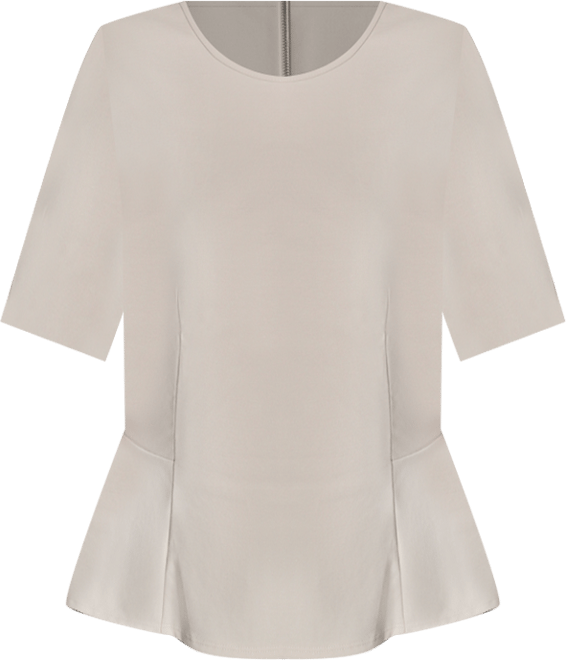 Women's Short-Sleeve Zip Up Top