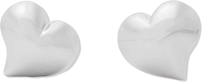 Amour Gold-Tone Heart Stud Earrings (also in Silver-Tone)