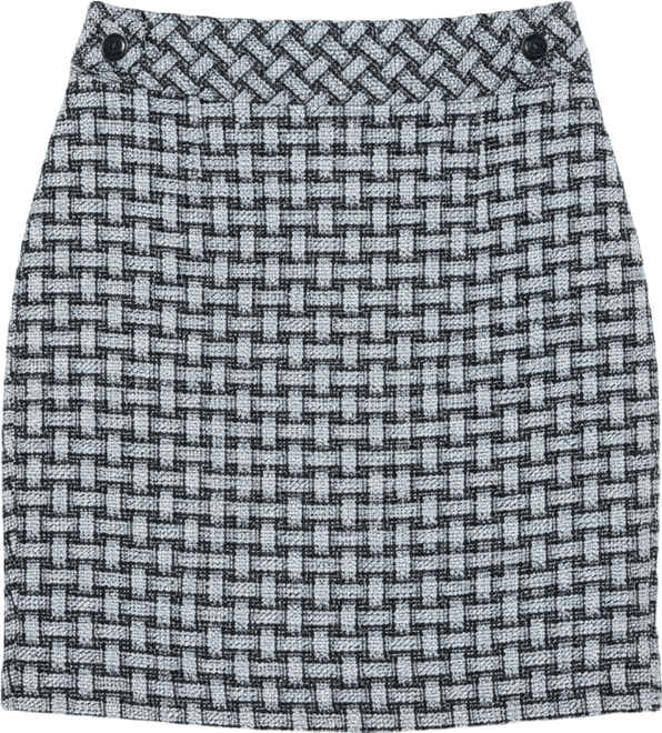 Women's Weave Print Mini Skirt