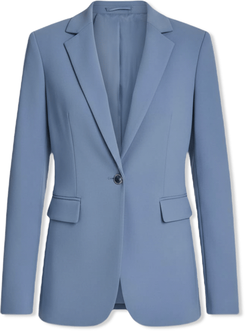 Petite Notch Collar One Button Jacket