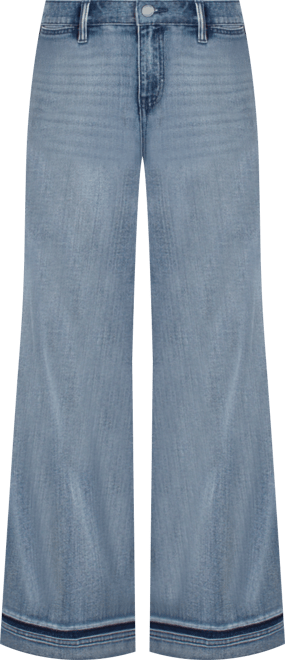 Petite Super Stride Wide-Leg Jeans