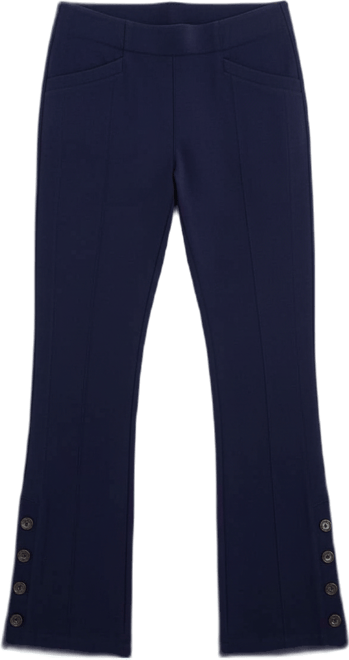 Petite Stella Pull-On Kick Flare Pants