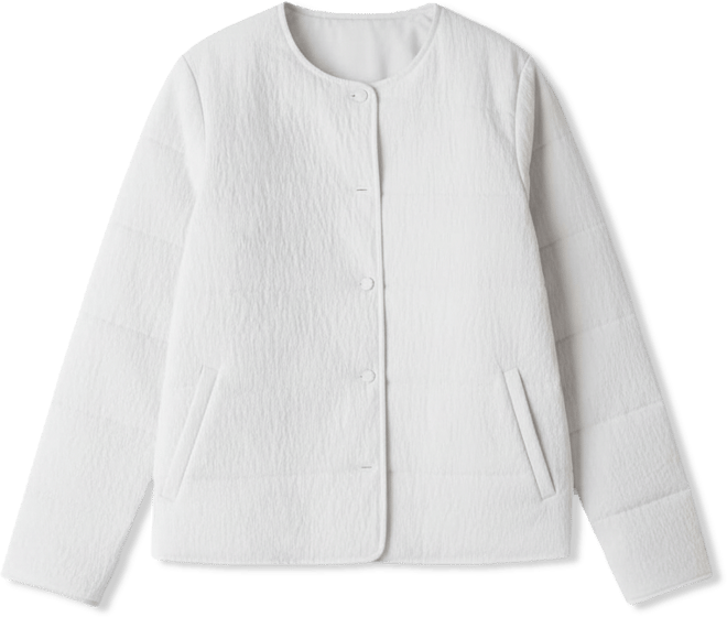 Women's Round Neck Quilted Jacket