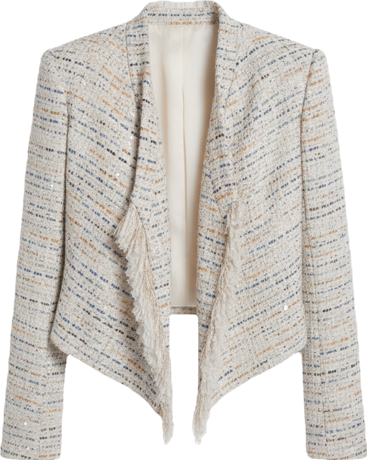 Women's Ruffle Collar Cropped Jacket