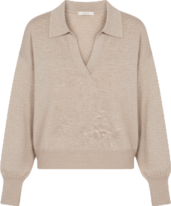 Women's Long-Sleeve Polo Collar Miranda Sweater