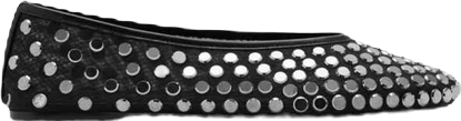 Women's Studs Mesh Ballet Flats