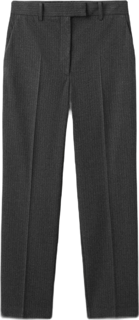 Women's Slim Cropped Pinstripe Pants