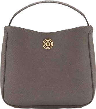 Women's Metal Detail Small Bucket Bag